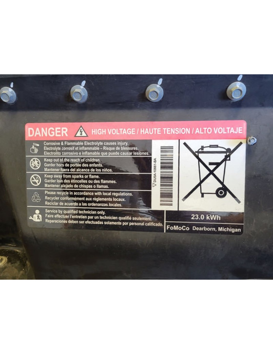 2012-2017 Ford Focus EV Battery Assembly - Upper