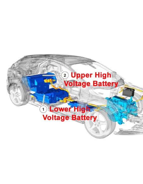 2012-2017 Ford Focus EV Battery Assembly - Lower